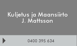 Kuljetus ja Maansiirto J. Mattsson logo
